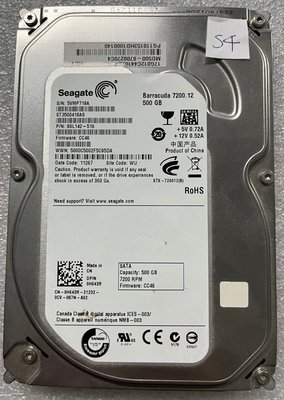 @淡水無國界@ 良品 希捷 Seagate 500GB  二手 硬碟 3.5吋 機㭜硬碟 已測試 零件 編號:S4