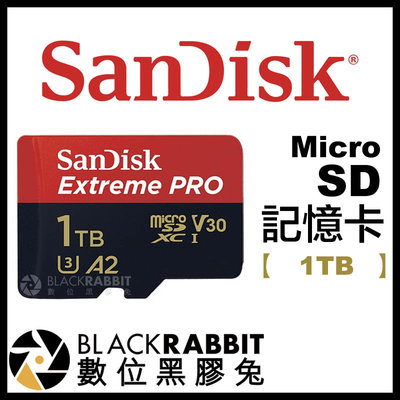 數位黑膠兔【 Sandisk Extreme Pro Micro SD 記憶卡 1TB 】 1G 相機 微單 手機 小卡