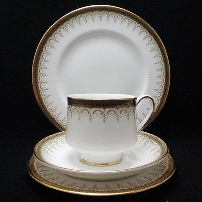 【二 三 事】英國製Paragon派拉崗Athena華麗重金四件式咖啡杯&amp;盤