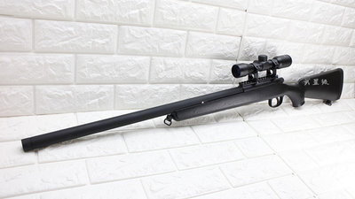 台南 武星級 BELL VSR 10 狙擊槍 手拉 空氣槍 狙擊鏡 黑 ( 倍鏡瞄準鏡MARUI BB槍BB彈玩具槍長槍