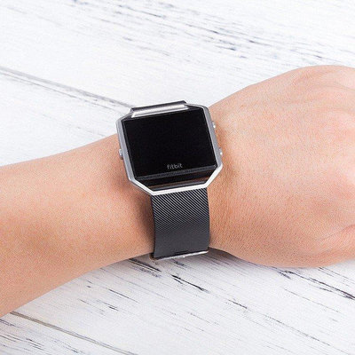 新品促銷 硅膠錶帶適配FitbitBlaze智能手錶錶帶替換帶腕帶運動柔軟矽膠智能手錶23mm替換錶帶 可開發票