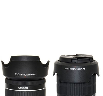 JJC Canon EW-63C遮光罩760D 750D 700D 100D 70D 18-55mm STM 鏡頭專用