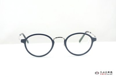 【台南名店久必大眼鏡】MASUNAGA 增永眼鏡 日本百年國寶級手工眼鏡 新款到貨 GMS-825 (藍)