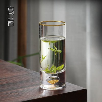 【熱賣精選】 日式玻璃杯男士水杯泡茶夏高檔單層綠茶杯子創意一對茶杯情侶對杯