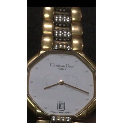 Christian Dior(克里斯汀·迪奥), 男女通用depose3.2公分手錶藍寶石水晶錶面二手品