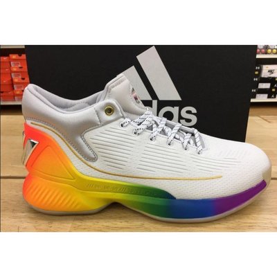 【正品】adidas D Rose 10 Pride 彩虹 驕傲 FX4795 Derrick 飆風玫瑰 籃球現貨潮鞋