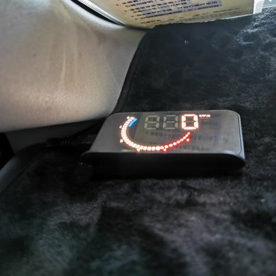 威德汽車精品TOYOTA WISH 實車安裝 簡易型 HUD 抬頭顯示器