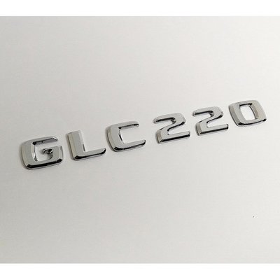 【JR佳睿精品】Benz GLC220 新款 電鍍銀 字貼 字體 後廂字標 平面 23mm
