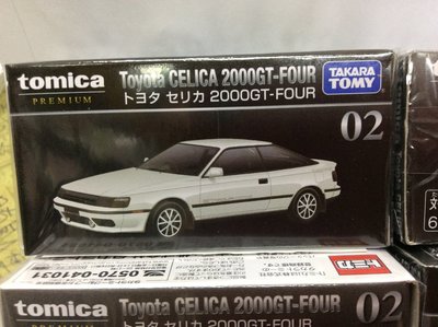 {育聖}黑盒TP02 PREMIUM 黑盒02 豐田 CELICA 2000GT-FOUR TOMICA 多美小汽車