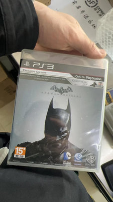 PS3游戲 蝙蝠俠 阿卡姆起源，港版英文，全新未拆封，外膜完11318