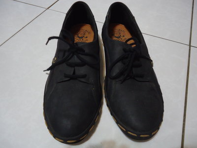 SINA COVA 黑灰色真皮+仿皮休閒鞋,尺寸:6.5,鞋內長24.5cm,少穿清倉大特價