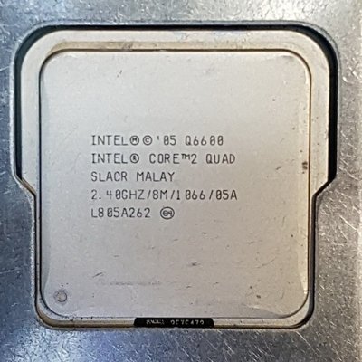 Intel Q6600四核心CPU+技嘉 GA-G31MX-S2 主機板+4GB記憶體【 整組附原廠風扇與擋板 】