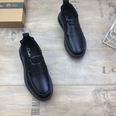 clarks 其樂男鞋春秋新款時尚厚底舒適男士商務休閑鞋男皮鞋圓頭