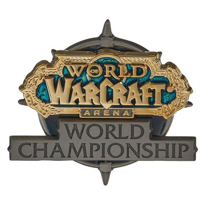 【丹】暴雪商城_World of Warcraft Arena World 魔獸世界 世界冠軍 徽章 別針