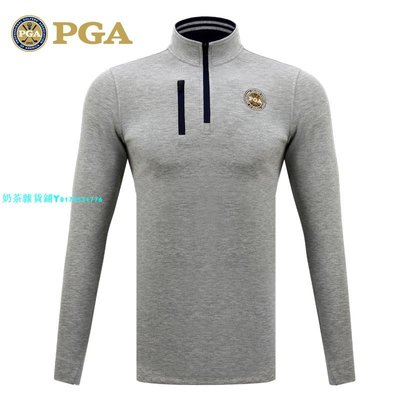 美國PGA 高爾夫服裝 男士長袖T恤 比賽球服 春夏外套101003