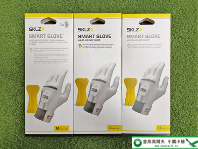 [小鷹小舖] SKLZ Golf 高爾夫 智慧手套 男仕 手背設置有可拆卸剛性手腕導軌 校正手部正確姿勢 '23 NEW