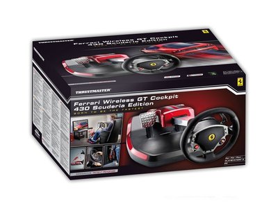 【JP.com】Thrustmaster Ferrari Wireless F430 電玩方向盤踏板組 PS3 PC