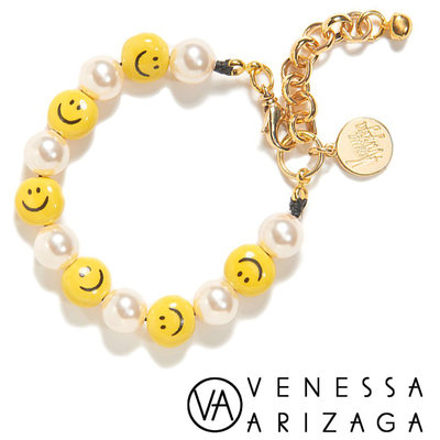 Venessa Arizaga GIGGLES PEARL BRACELET 笑臉手鍊 珍珠手鍊