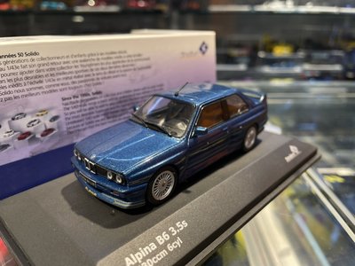 吉華@ 1/43 Solido S4312001 Alpina E30 B6 Blue