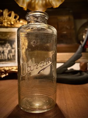 日治（日據）時代Wakamoto玻璃藥瓶