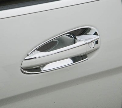 ~圓夢工廠~ Benz W204 Wagon 斜背 C200 C220 C63 2009~2011 車門鍍鉻門把手蓋飾貼