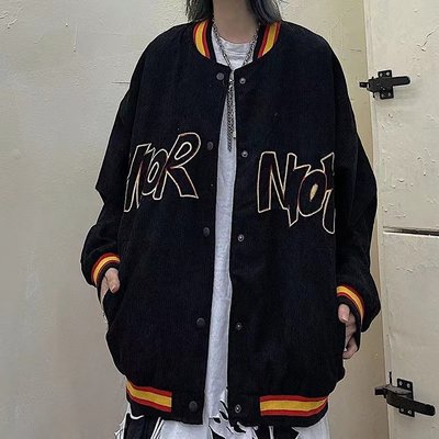 【超夯】歐美 高街 hiphop 小香風 外套女 ins 風 潮流衣服 百搭 美式復古上衣 棒球服外套 下半身失蹤（現