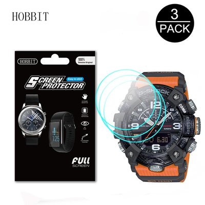 【3片】卡西歐Casio手錶螢幕保護器G-SHOCK GG-B100手錶TPU膜1A9PR 1A3PR 1APR防刮透明