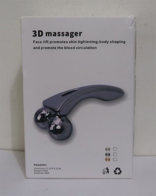 3D massager 銀鑽體雕滾輪/按摩器/滾輪棒
