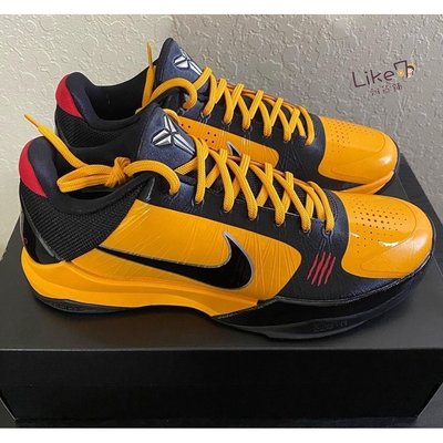 【正品】Nike Kobe 5 Protro Bruce Lee 黑黃 李小龍 籃球鞋 Cd4991-700