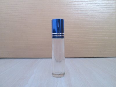 《水水百貨》8ml藍蓋銀邊滾珠瓶/玻璃瓶/香水瓶