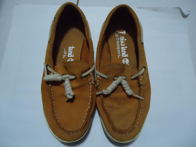 Timberland 棕色麂皮休閒鞋,US6W/UK4/EU37,鞋內長23.2cm,清倉大特價