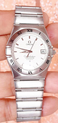 原裝OMEGA歐米茄星座系列自動1120機心男錶 錶徑34mm 9成新 無單 一般盒