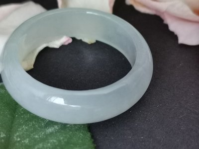 【禎一】天然翡翠A貨 18.9 mm 戒圈 玉圈 戒指 指環 緬甸玉  A570