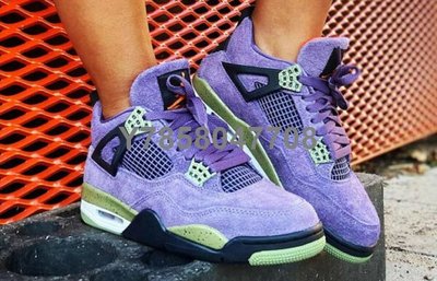 【正品】Air Jordan 4 “Canyon Purple”AQ9129-500 喬丹峽谷紫運動籃球鞋男女鞋
