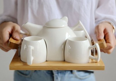 【熱賣精選】陶瓷茶杯組 茶壺組 茶具 泡茶 喝咖啡 花茶組 下午茶 147c