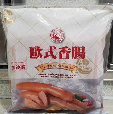 【小如的店】COSTCO好市多代購~SUN FOOD 歐式香腸(500g*2入) 104594