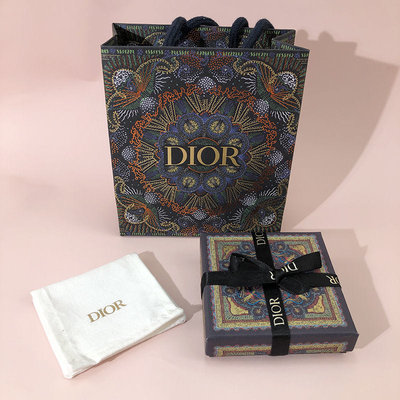 CD Dior適用耳環盒項鍊手鍊手鐲戒指飾品盒 紙袋 禮品袋 通用包裝盒 紙袋 禮盒
