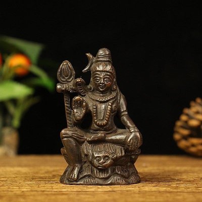 純銅濕婆神像擺件泰國濕婆印度教神像泰式風格家居會新~特價#促銷 #現貨