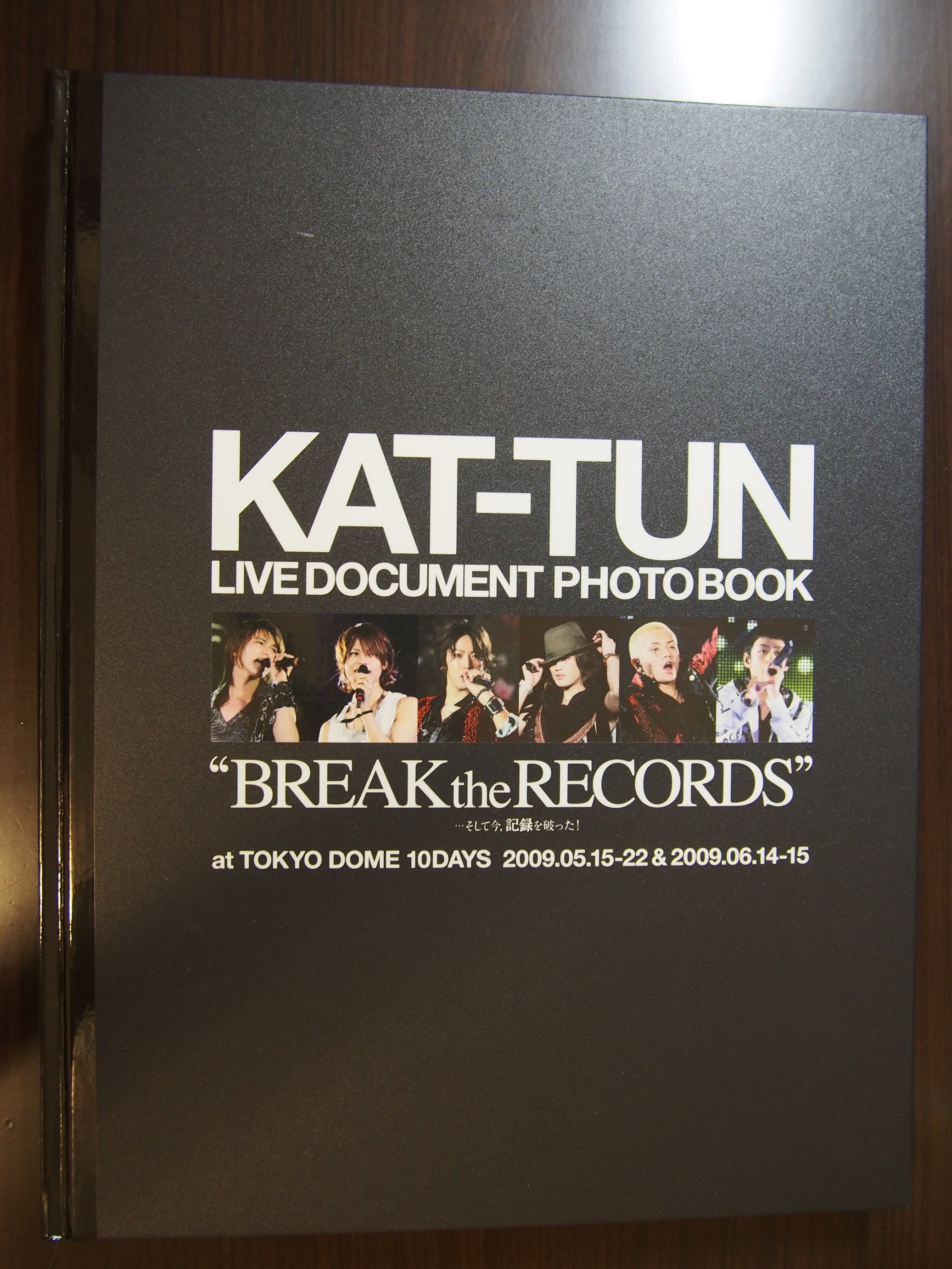 Kat Tun 日版寫真集 Live Document Photobook Break The Records Yahoo奇摩拍賣