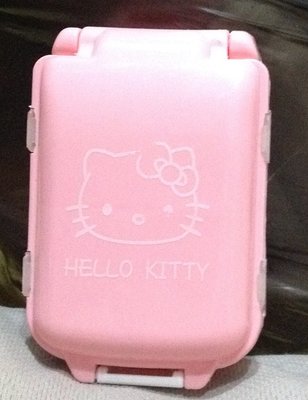 全新Hello Kitty 三層八格 攜帶式迷你隨身盒/收納盒/工具盒