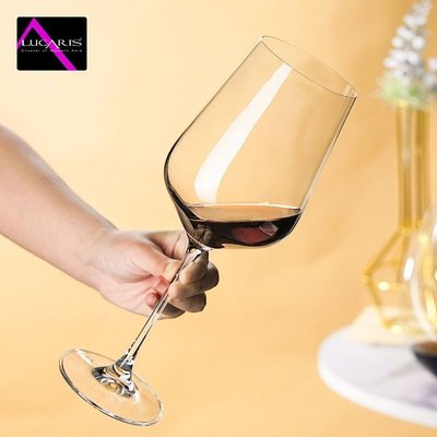 現貨熱銷-lucaris泰國進口水晶玻璃紅酒大號杯波爾多高腳杯葡萄酒~特價