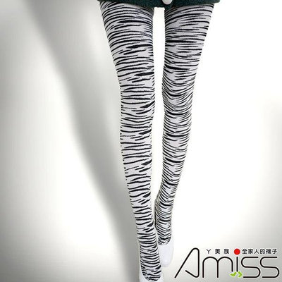 Amiss【Z404-92】搖滾可愛♬虎紋斑斑褲襪
