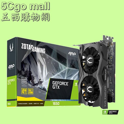 5Cgo【權宇】索泰ZOTAC GAMING GeForce RTX 1650 AMP  Core GDDR6 (ZT-T16520J-10L) 顯示卡含稅