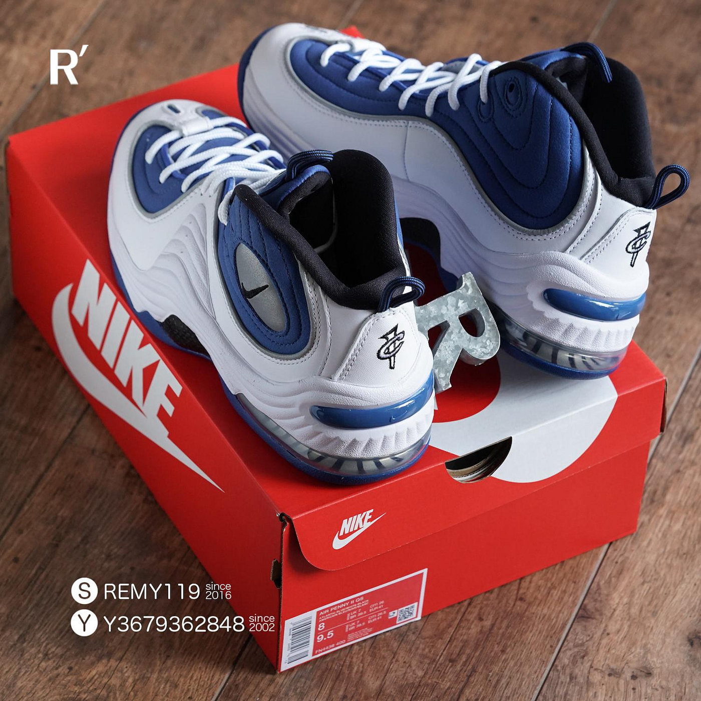 R'代購Nike Air Penny 2 Atlantic Blue Quickstrike 白藍FN4438-400