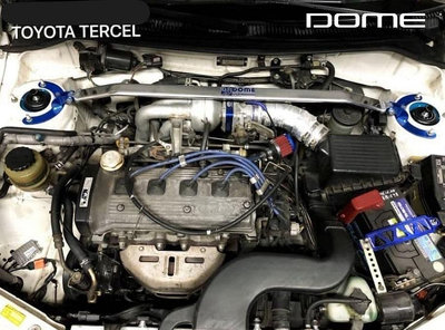【童夢國際】D.R DOME RACING TOYOTA TERCEL 引擎室拉桿 高強度鋁合金 前上拉桿 平衡桿