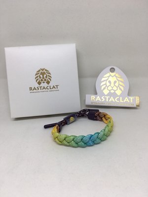 正品 RASTACLAT 美國加州品牌 鞋帶手環 彩虹漸層風 現貨供應
