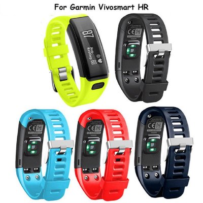 對於 Garmin Vivosmart Hr 手錶帶矽膠錶帶運動腕帶更換帶
