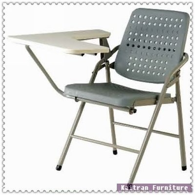 ☆ 凱創家居館 ☆《P450-10 白宮塑鋼課桌椅》網背辦公椅-折合椅-休閒椅-鐵合椅
