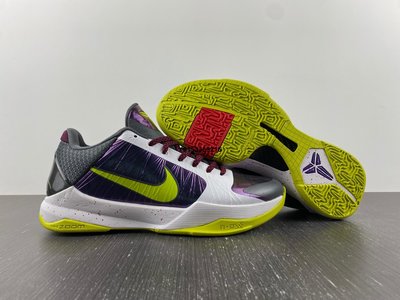 Nike Zoom Kobe 5 ZK5 Chaos 白紫綠 科比 湖人 小丑 籃球鞋 CD4991-100