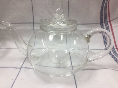 德國製玻璃茶壺、花茶壺，加送玻璃蠟燭保溫座 （二手）